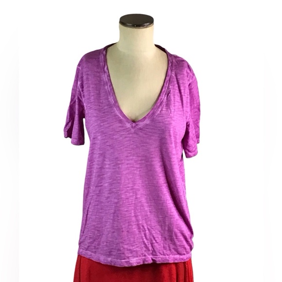 Splendid  Collection Pink Marled Top, M EUC - Picture 1 of 4